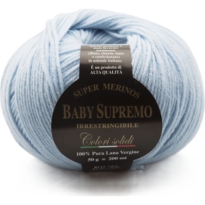Merino vlna Rial Filati Baby Supremo azurově modrá