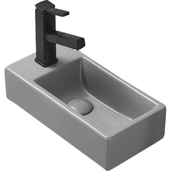 Mexen Inez мивка за плант над повърхност 40 x 20 см, светло сив мат - 21484061R (21484061R)