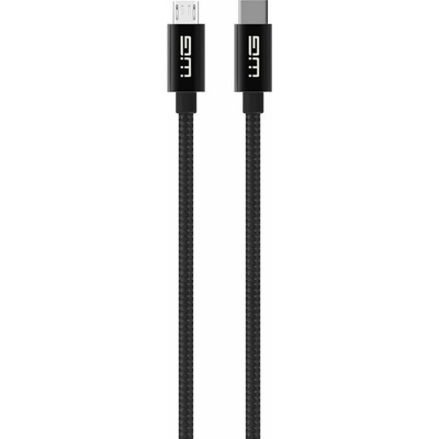 Winner WINKABTYCMIC USB-C/Micro-USB, 1m, černý