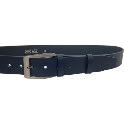 Penny Belts kožený opasek 504-56 modrý