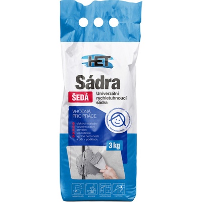 Het sádra šedá, 3 kg