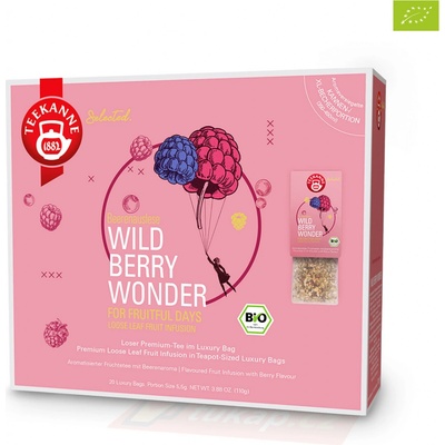 Teekanne BIO Selected. Wild Berry Wonder Luxury Bag 20 x 5,5 g