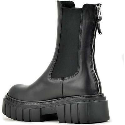 Tinti Дамски боти Естествена Кожа Djuli black (Djuli black)