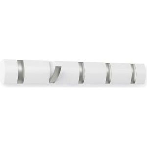 Umbra HK Limited Umbra Закачалка за стена с 5 бр. закачалки flip - цвят бял (umbra-318850-1338)