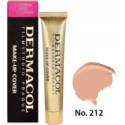 Dermacol Make-Up Cover 212 SPF30 voděodolný silně krycí make-up 30 g