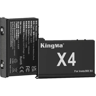 KingMa Батерия за Insta360 One X4B 2500mAh 9.6Wh 3.85V