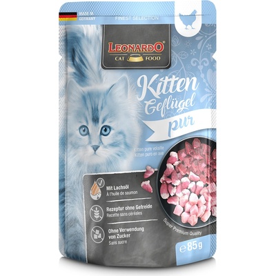 Leonardo Finest Selection kitten drůbeží 32 x 85 g