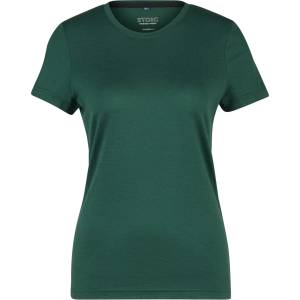 Stoic Дамско мериносово термобельо Stoic Women's Merino180 BengtSt. T-Shirt slim Merino shirt - New Pine Green - размер 3XL (916-3090-0817)