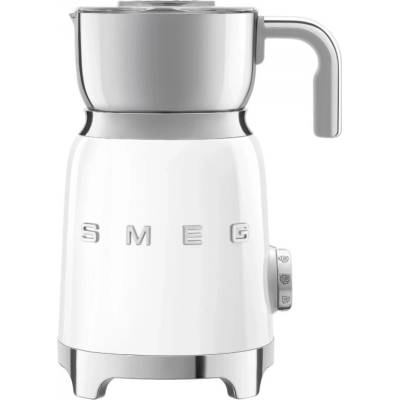 Smeg Уред за разпенване на мляко Smeg MFF11WHEU, 500 W, 600 мл, 8 програми, Подвижна кана, Автоматично изключване, Бял (MFF11WHEU)