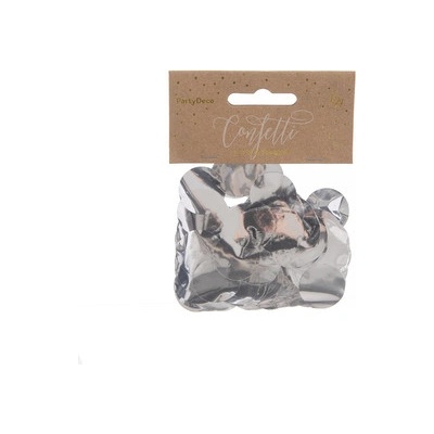 Konfety strieborné lesklé kolieska 15g
