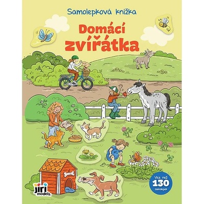 Jiri Models samolepková knižka domáce zvieratká