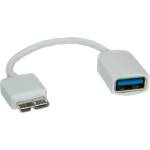 Roline Cable USB3.0 A-Micro B, F/M, OTG, 15cm, 11.02. 8315 (11.02.8315)