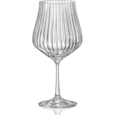 Crystalex Sklenice na víno TULIPA OPTIC 6 x 600 ml