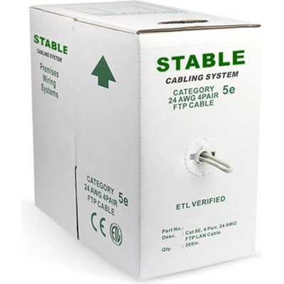 STABLE FTP категория 5Е, STABLE (кашон 305m) (0133020003-кашон)