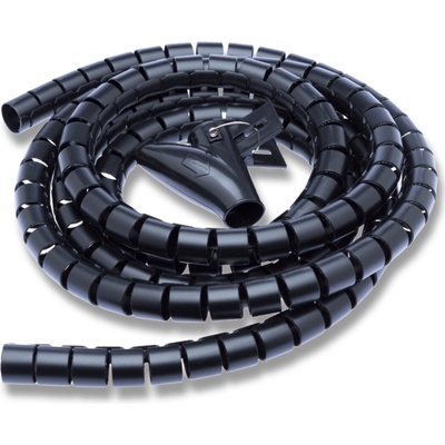 CONNECT IT trubice pro vedení kabelů WINDER25m x 20mmčerná organizér kabelů - CI-514 – Zboží Mobilmania