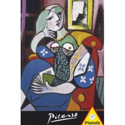 Frau mit Buch Puzzle Pablo PicassoHra