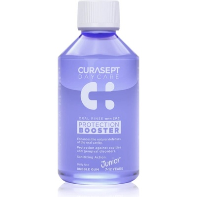 Curasept Daycare Protection Junior Booster вода за уста за деца 7-12 years Bubble Gum 250ml