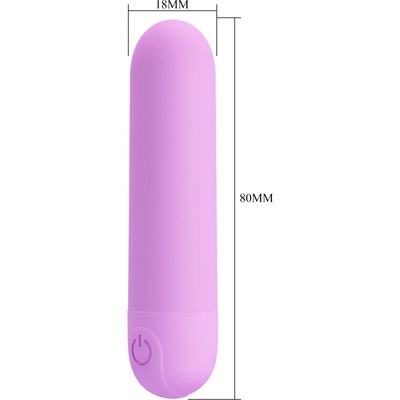 Party Up mini bullet vibrátor nabíjaný cez USB Greg