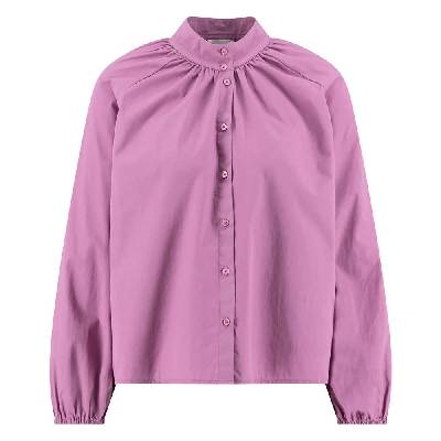 25101018 long sleeve blouse - Purple (Berry Rose)