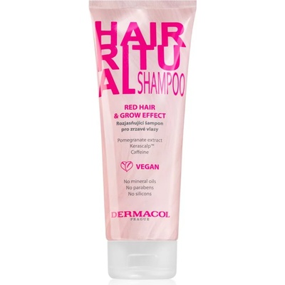 Dermacol Hair Ritual шампоан за блясък за коса с червени нюанси 250ml