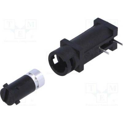 BULGIN FX0457 Zásuvka; horizontální; 5x20mm; -20÷85°C; 10A; polyester; UL94V-0