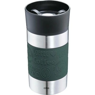 Cilio Viaggio Termohrnek 300 ml tmavě zelená