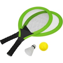 Líný tenis Rulyt set zelený rakety, míček, košík