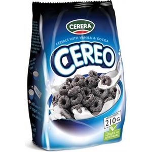  Зърнена закуска Кръгчета с вкус на бисквити Cerera 210гр