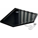 Rea Душово корито Rea Diamond 90x90 черно петоъгълно (5902557360192)