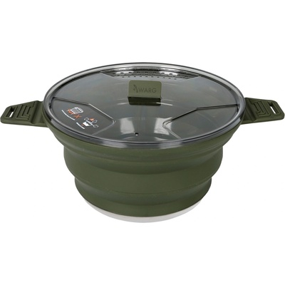 WARG Fold Cookpot 2, 5l Цвят: зелен