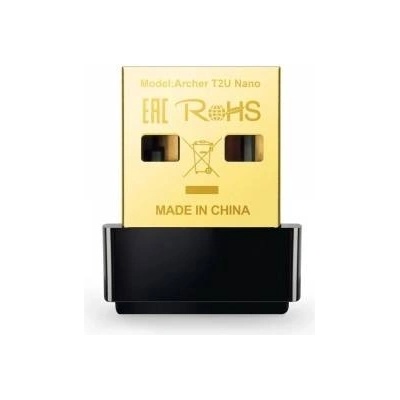 TP-Link Wireless USB Wi-Fi Nano Adapter Archer T2U Black EU