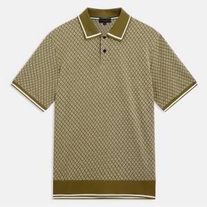 Ted Baker Ted Baker SS Geo Polo - Olive