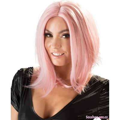 Cottelli Wig Bob Pink – Zboží Mobilmania