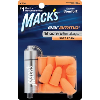 Mack's Ear Ammo Špunty na střílení 7 párů