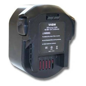 Image 1 of VHBW Батерия за AEG B1214G / B1215R / B1220R, 12 V, 2.1 Ah (800104521)