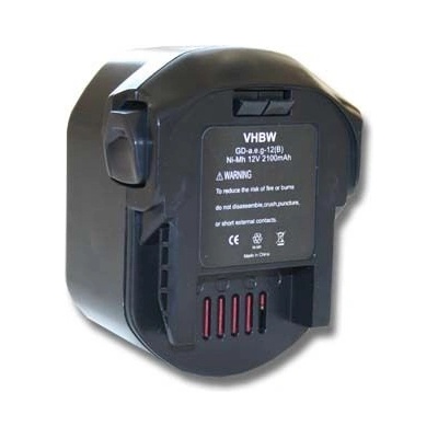 VHBW Батерия за AEG B1214G / B1215R / B1220R, 12 V, 2.1 Ah (800104521)