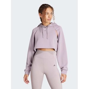 Adidas Суитшърт HIIT AEROREADY Crop Training Hoodie (IT7433)
