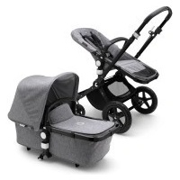 Bugaboo Cameleon³ plus komplet Black/Grey Melange pěnová kola 2021