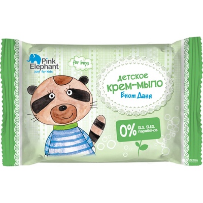 Pink Elephant detské mydlo medvedík Daniel 90 g