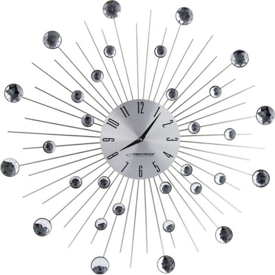 Esperanza EHC002 стенен часовник Механичен стенен часовник Кръгъл от неръждаема стомана (EHC002)