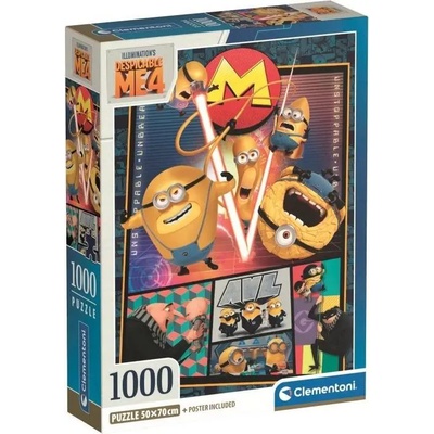Clementoni - Puzzle Ilumination's Despicable Me4 - 1 000 piese