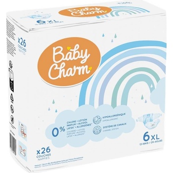 Baby Charm Super Dry Flex 6 XL 13-18 kg 26 ks