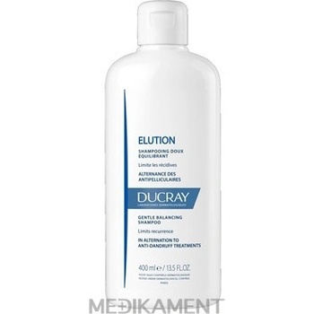 Ducray Elution šampón pre navrátenie rovnováhy citlivej vlasovej pokožke 400 ml