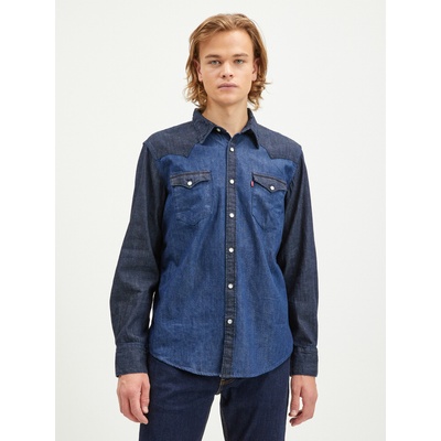 Levi's Тъмно синя мъжка риза Levi's® Barstow Western Standard Denim Shirt Levi's® | Sin | МЪЖЕ | M