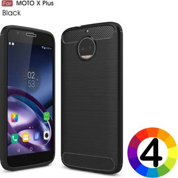 Image 1 of Motorola Moto X Plus Удароустойчив Carbon Fiber Калъф и Протектор