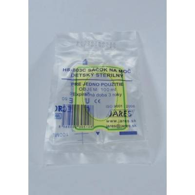 SÁČOK NA MOČ DETSKÝ 100ML STER. HS-803C 1 ks