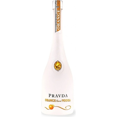 Pravda Vodka Orange 37,5% 0,7 l (holá láhev)