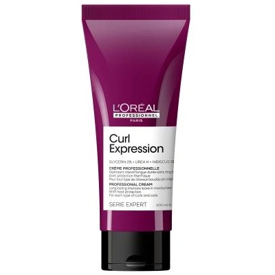 L'Oréal Curl Expression Professional Cream хидратиращ крем за коса за оформяне и укрепване на къдрици 200 ml