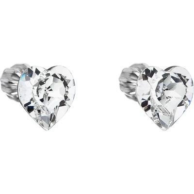 Pavona pecka s krystaly Swarovski bílé srdce 31139.1