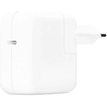 Apple Зарядно 220V Apple Wall Charger Apple, 30W, 3A, 1 x USB-C - Бяло, MW2G3ZM/A